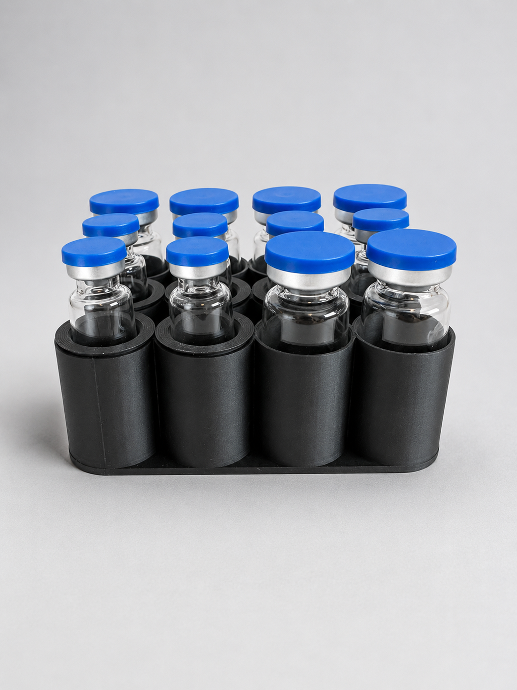 12-vial removable tray for Lone Mountain 3D storage case