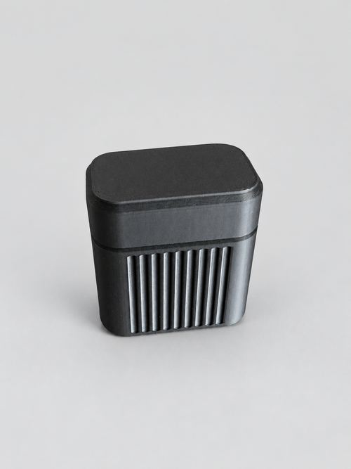 Closed black 2-vial Lone Mountain 3D storage case