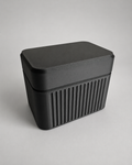 Closed black 6-vial Lone Mountain 3D storage case