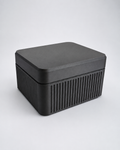 Closed black 8-vial plus large-bottle Lone Mountain 3D storage case