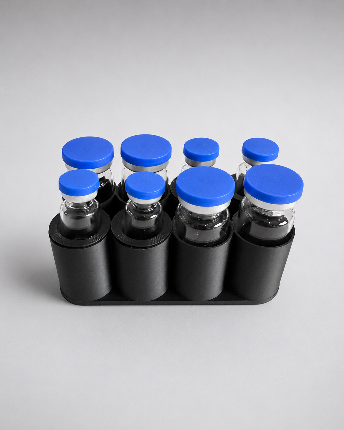 8-vial removable tray for Lone Mountain 3D large bottle case